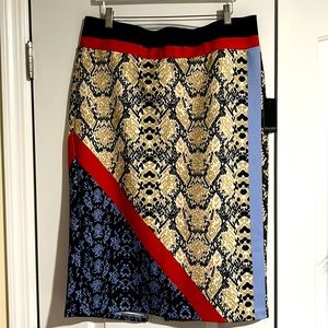 ELOQUII: Scuba knit pencil skirt with back zipper slit